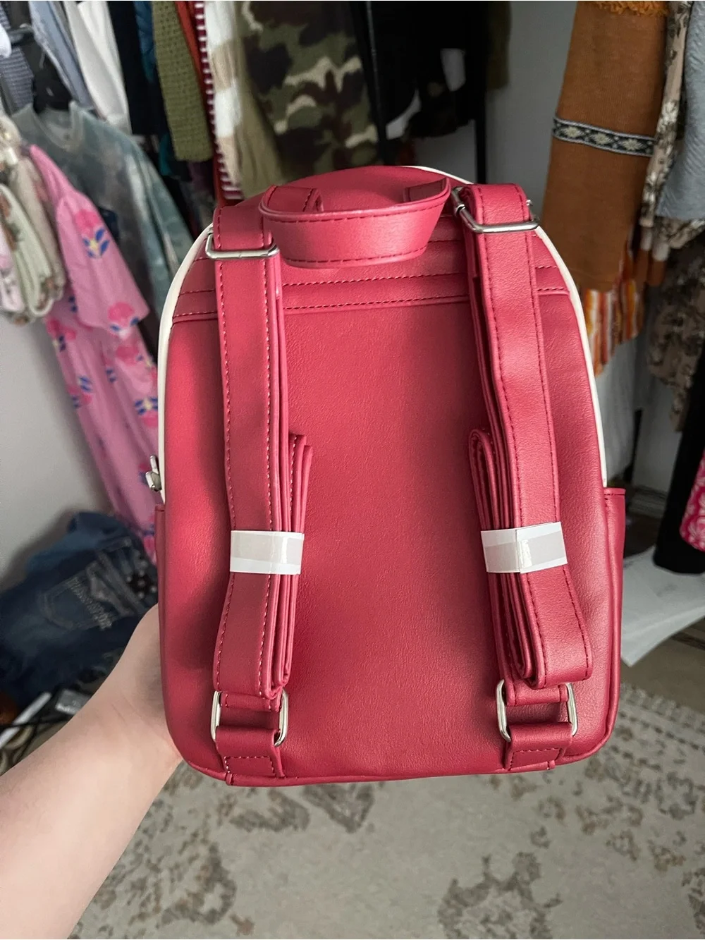 Her Universe Red and White Snow White Kids Mini Backpack